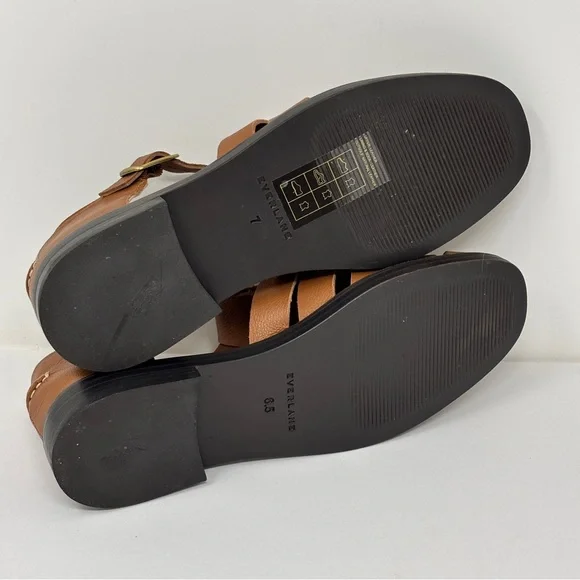 EVERLANE Brazilian Leather Fisherman Sandal in Adobe Brown - Picture 7 of 11